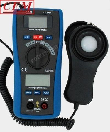 Miernik z luksomierzem CEM LA-1017