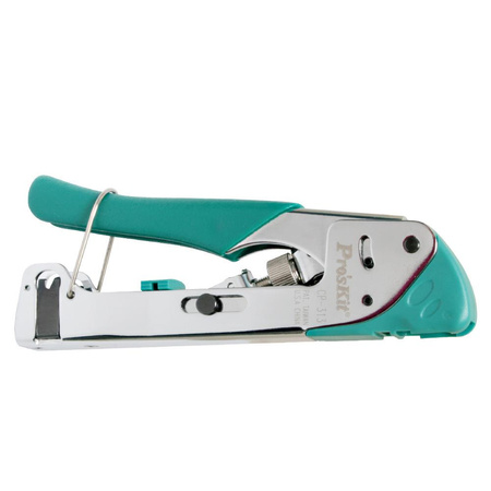 ZACISKARKA WTYKÓW F BNC RCA KOMPRESOWANYCH CP-313