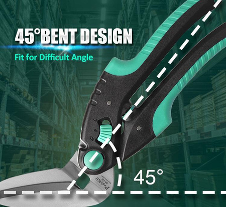 PROFESJONALNE NOŻYCZKI WYGIĘTE SR-339 PROSKIT