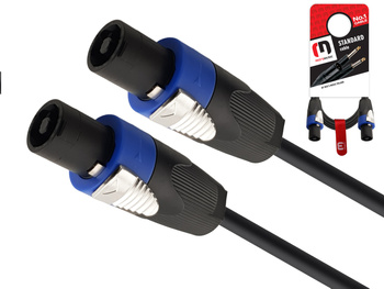 Kabel głośnikowy 2x2,5mm2 SP23100 Speakon - Speakon 10m do kolumn