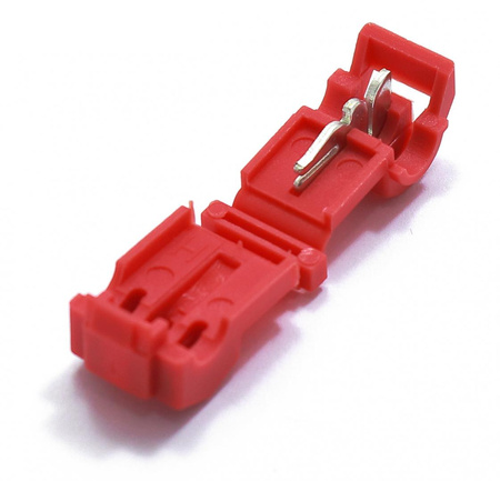 SZYBKOZŁĄCZE SAMOCHODOWE TYP T1 0,5-1,0MM 10X SZYBKOZŁĄCZA CZERWONE