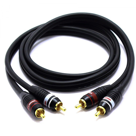 KABEL 1.5m 2x RCA 2RCA AUDIO CHINCH VITALCO PREMIUM RKD400