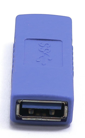 GNIAZDO PODWÓJNE ŁĄCZNIK ADAPTER USB 3.0 BECZKA