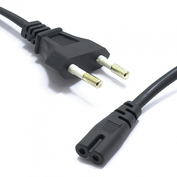 Kabel zasilania 230v 1,5m czarne sn-134