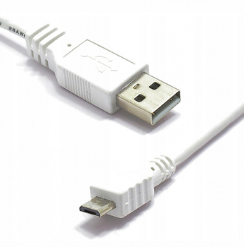 KABEL MIKRO USB WTYK USB WTYK MICRO USB 10M BIAŁY