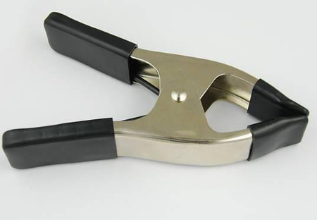 ZŁĄCZE AKUMULATORA KROKODYL 150MM CZARNY