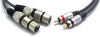 KABEL 2x XLR ŻEŃSKI 2x WTYK RCA VITALCO MKR24 3m