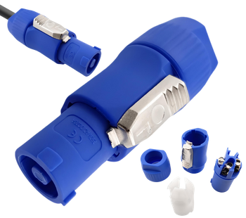 WTYK ZŁĄCZE ZASILANIA POWERCON POWER-IN 20A RED'S MUSIC