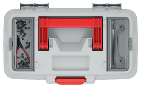 SKRZYNKA NARZĘDZIOWA KISTENBERG OPTIMA 30 Z OGRANIZEREM W POKRYWIE