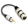 ADAPTER XLR ŻEŃSKI WTYK MINI JACK 3.5 TRS VITALCO PRZEJŚCIÓWKA XLR AUX 3,5