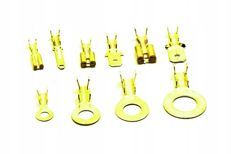 ZESTAW KONEKTORÓW SAMOCHODOWYCH 90 SZT + RURKI