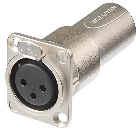 ADAPTER PRZEJŚCIÓWKA NEUTRIK NA3FDM XLR MĘSKI ŻEŃSKI DO MONTAŻU NA PANEL