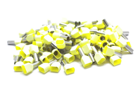 TULEJKA KABLOWA IZOLOWANA PODWÓJNA 2x10 mm TULEJKI PODWÓJNE 10mm 100szt