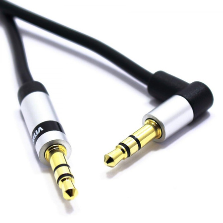 KABEL AUX JACK 3,5 STEREO KĄTOWY JKJ53 3m VITALCO
