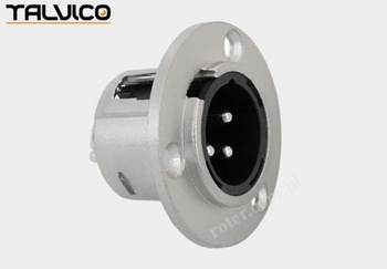 WTYK XLR MONTAŻOWY 3P 36,5mm MW365 Talvico
