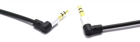 KABEL AUX JACK - JACK 3,5 STEREO VITALCO SLIM KĄTOWY 1,0M JKJ54 Vitalco