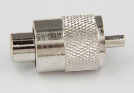 Wtyk UHF na kabel RG58 nakręcany bakelit Vitalco