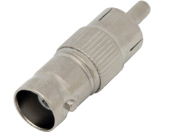 PRZEJŚCIÓWKA WTYK RCA CINCH NA GNIAZDO BNC