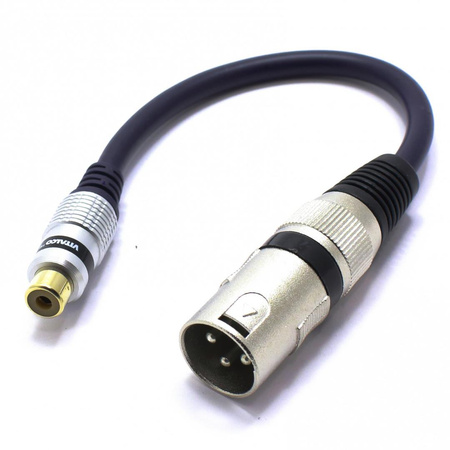 ADAPTER WTYK XLR GNIAZDO RCA MIKROFON VITALCO