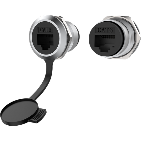 GNIAZDO RJ45 CAT6 ROXTONE RAD24-C6 RJ-45 PANELOWE MONTAŻOWE Z ZAŚLEPKĄ