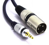 KABEL MIKROFONOWY 1,5M WTYK AUX JACK 3,5 STEREO - WTYK XLR MK31 VITALCO