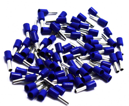 TULEJKA IZOLOWANA KABLOWA ZAKOŃCZENIE 2,5mm TULEJKI IZOLOWANE 100 sztuk