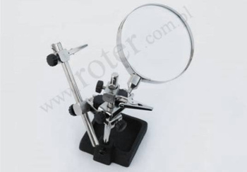 Lupa - uchwyt montażowy trzecia ręka, 3,5"