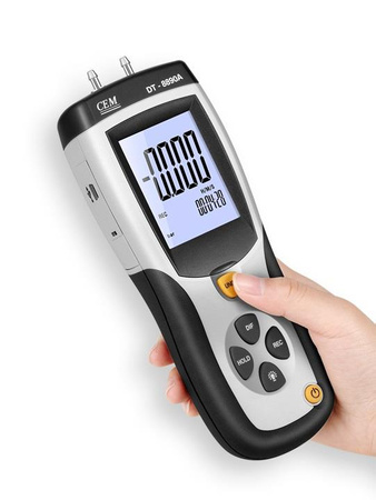 MIERNIK CIŚNIENIA MONOMETR RÓŻNICOWY CEM DT-8890