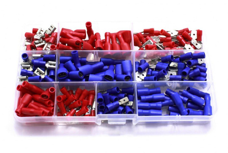 KONEKTORY IZOLOWANE MĘSKIE ŻEŃSKIE PEŁNE 240 SZTUK