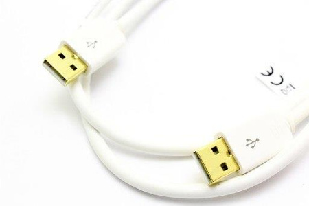 KABEL USB WTYK - WTYK 1M BIAŁY VITALCO DSKU11