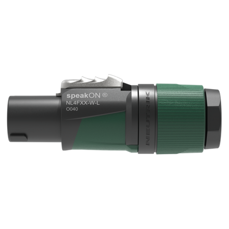 WTYK GŁOŚNIKOWY SPEAKON NEUTRIK NL4FXX-W-L 4 PIN ZŁĄCZE NA KABEL