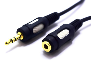 PRZEDŁUŻACZ AUX JACK 3,5 STEREO WTYK GNIAZDO ŁEZKA VITALCO JKP25 10M