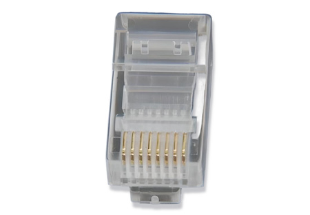 WTYK RJ45 8P8C PŁASKA LINKA 100 SZTUK RJ-45