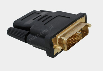 ADAPTER WTYKU DVI NA GNIAZDO HDMI