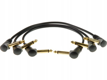 KABEL DO EFEKTÓW KĄTOWY JACK 6.3MM 3X15CM KLOTZ
