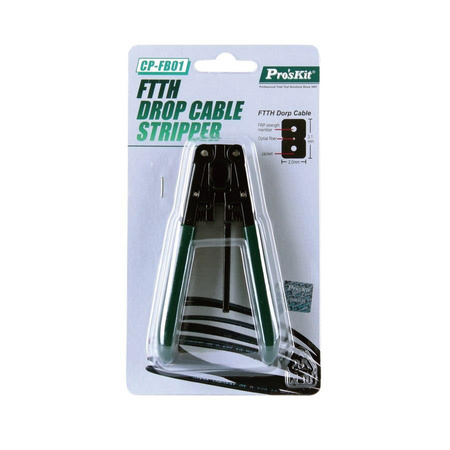 ŚCIĄGACZ IZOLACJI PRZEWODU ŚWIATŁOWODOWEGO FTTH CP-FB01 PROSKIT