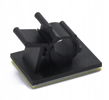 SAMOPRZYLEPNY ORGANIZER UCHWYT DO KABLI KLIPS 10X