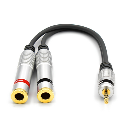 ADAPTER WTYK MINI JACK 3,5 2X 6,3 MONO VITALCO JR302