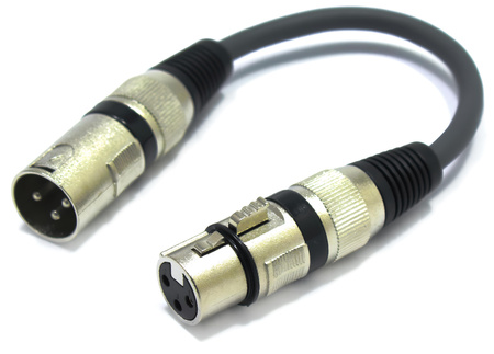 ADAPTER XLR MĘSKI – XLR ŻEŃSKI NA KABLU VITALCO