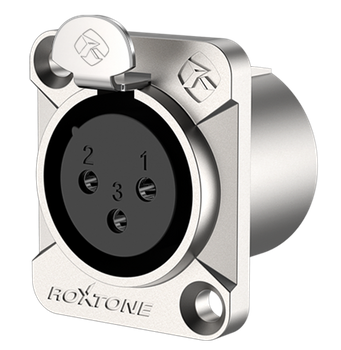 GNIAZDO XLR 3 PIN ŻEŃSKIE ROXTONE RX3FD-NT MONTAŻ