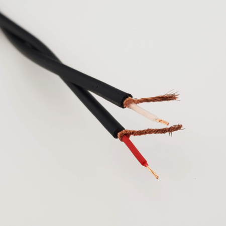 KABEL EKRANOWNY INSTRUMENTALNY SYGNAŁOWY STEREO PODWÓJNY INS2-100 REDS 1M