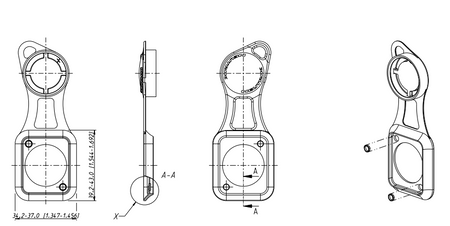 OSŁONA GNIAZD ZŁĄCZ PANELOWYCH OBUDOWA SCD-W NEUTRIK ZAŚLEPKA