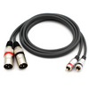 KABEL 2x XLR MĘSKI 2x WTYK RCA VITALCO MKR20 3m