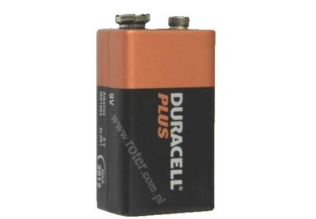 BATERIA 9V 6F22 ALKALICZNA DURACELL
