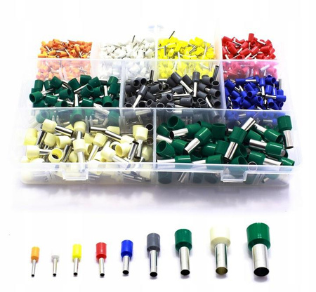 TULEJKI ZAKOŃCZENIA KABLOWE ZESTAW TULEJEK 750 SZT