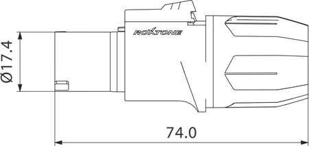 WTYK SPEAKON 4 PIN GŁOŚNIKOWY ROXTONE RS4FP-YL
