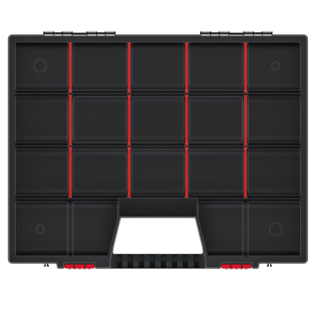 ORGANIZER SKRZYNKA NARZĘDZIOWA KUWETA NOR 50 490x390x65 Z PRZEGRODAMI