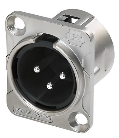 GNIAZDO XLR MĘSKIE TABLICOWE RC3MDL REAN NEUTRIK TABLICOWE MONTAŻOWE