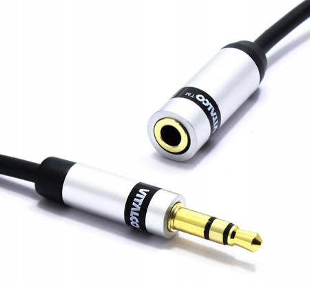 PRZEDŁUŻACZ AUX JACK 3,5 STEREO SLIM 2m JKP29 VITALCO
