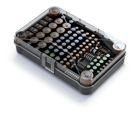 ORGANIZER POJEMNIK NA BATERIE BATTERY BOX 115 SZTUK